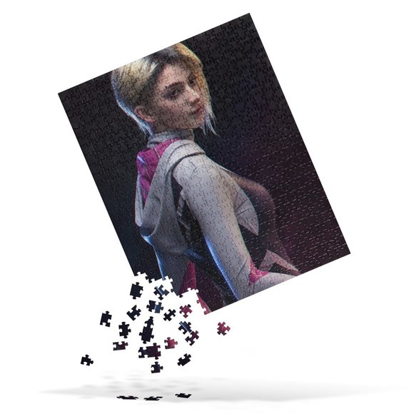 Gwen Stacy (Fan Art)---Jigsaw Puzzle Edition (Customizable) - Picture 1 of 3